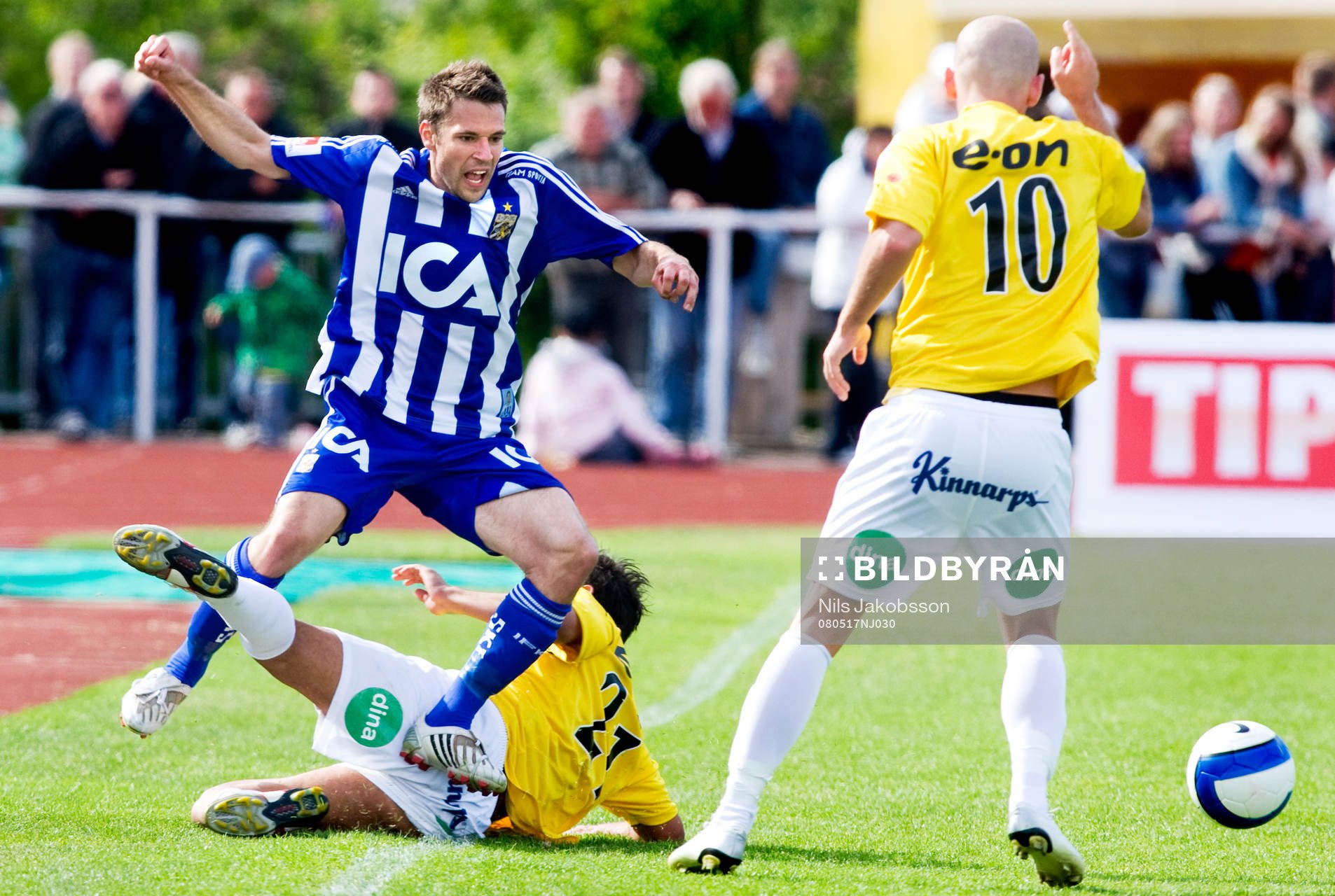 Stefan Selakovic, Göteborg, kapas av Ricardo Penella,