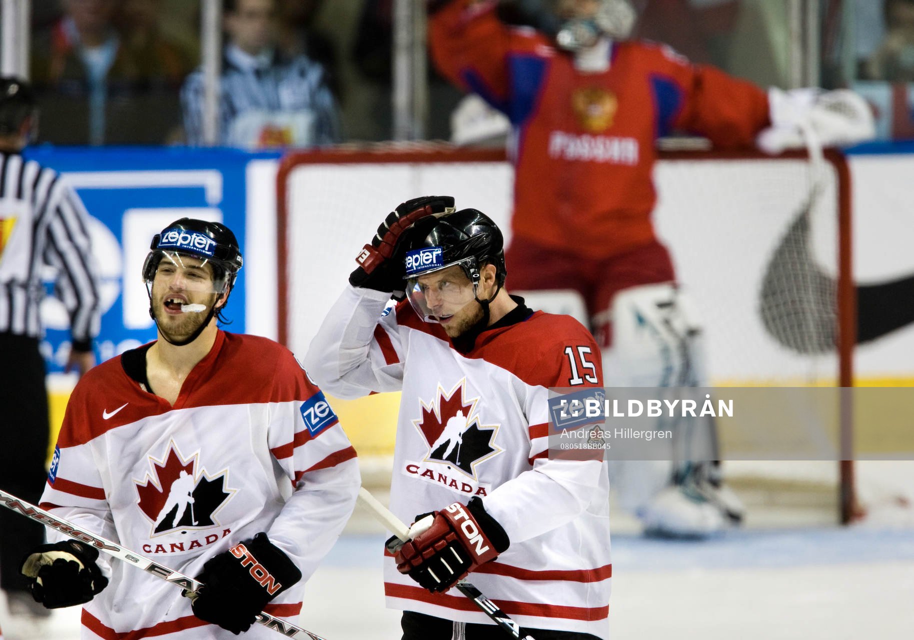 Brent Burns och Dany Heatley