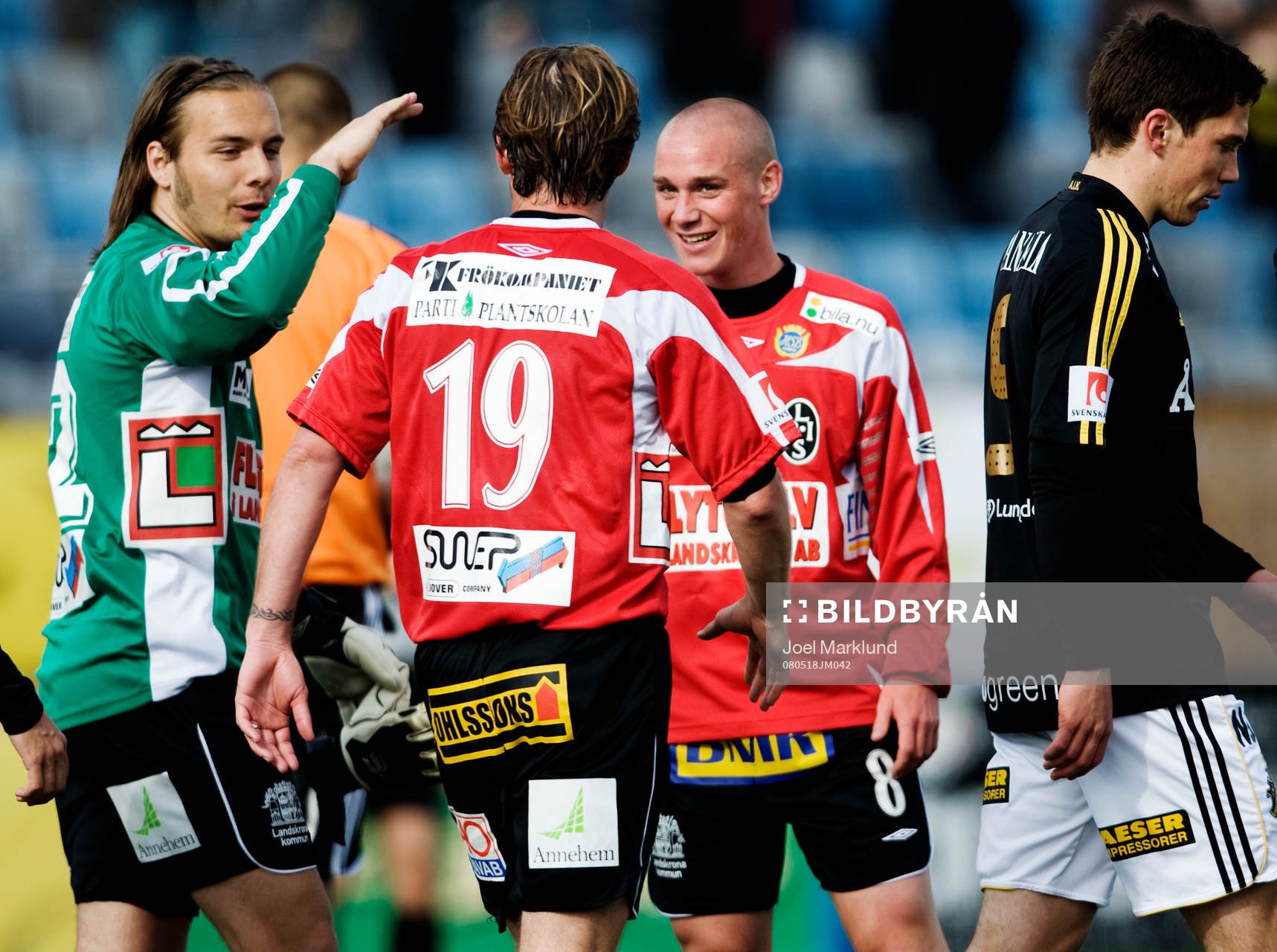 Peter Karlsson, Joakim Persson och Christoffer Carlsson,