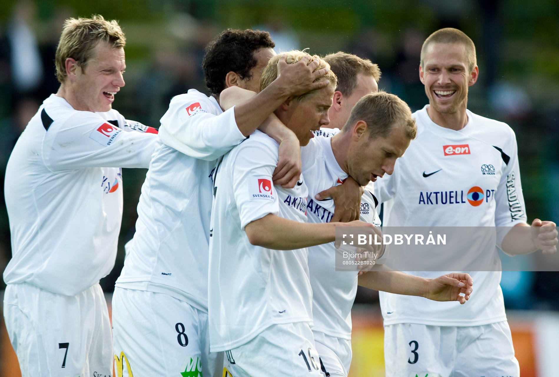 Målglädje fter 0-1 av Jonas Henriksson, Häcken
