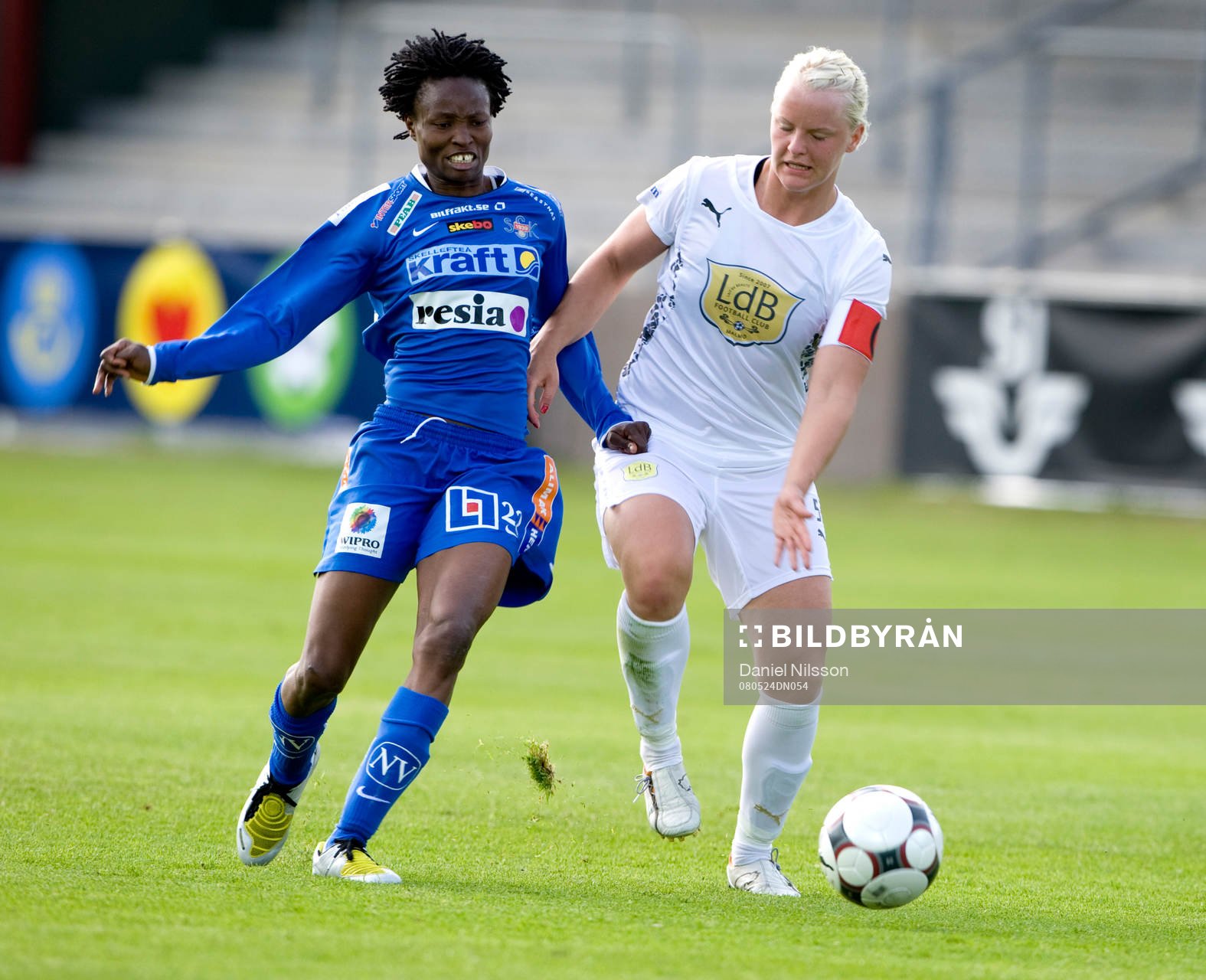  Nilla Fischer, Ldb och Perpetua Nkwocha, Sunnanå.