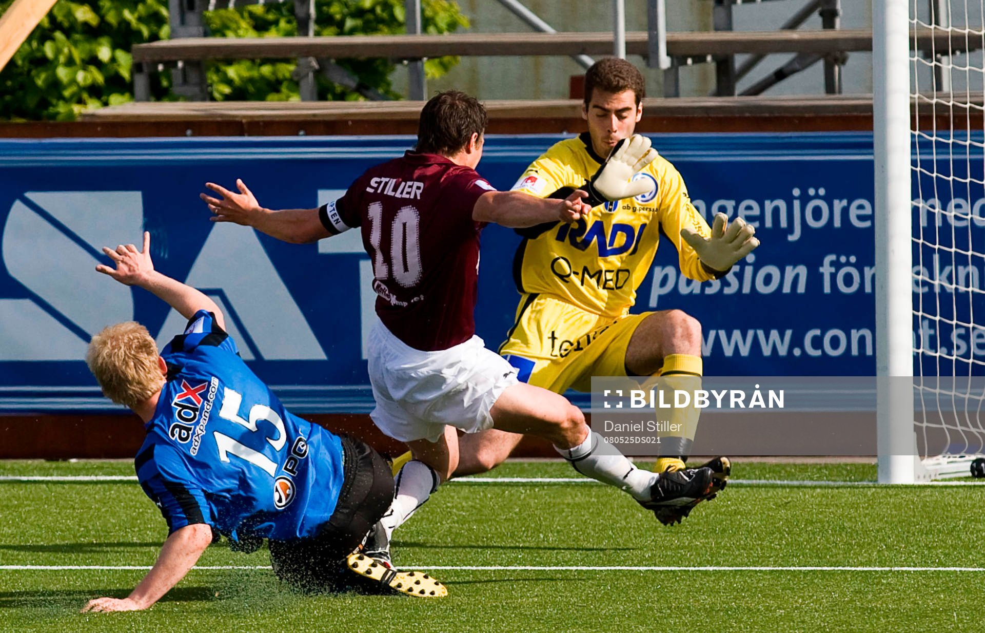 Hannes Stiller missar ett läge. Milan Barjaktarevic, Sirius