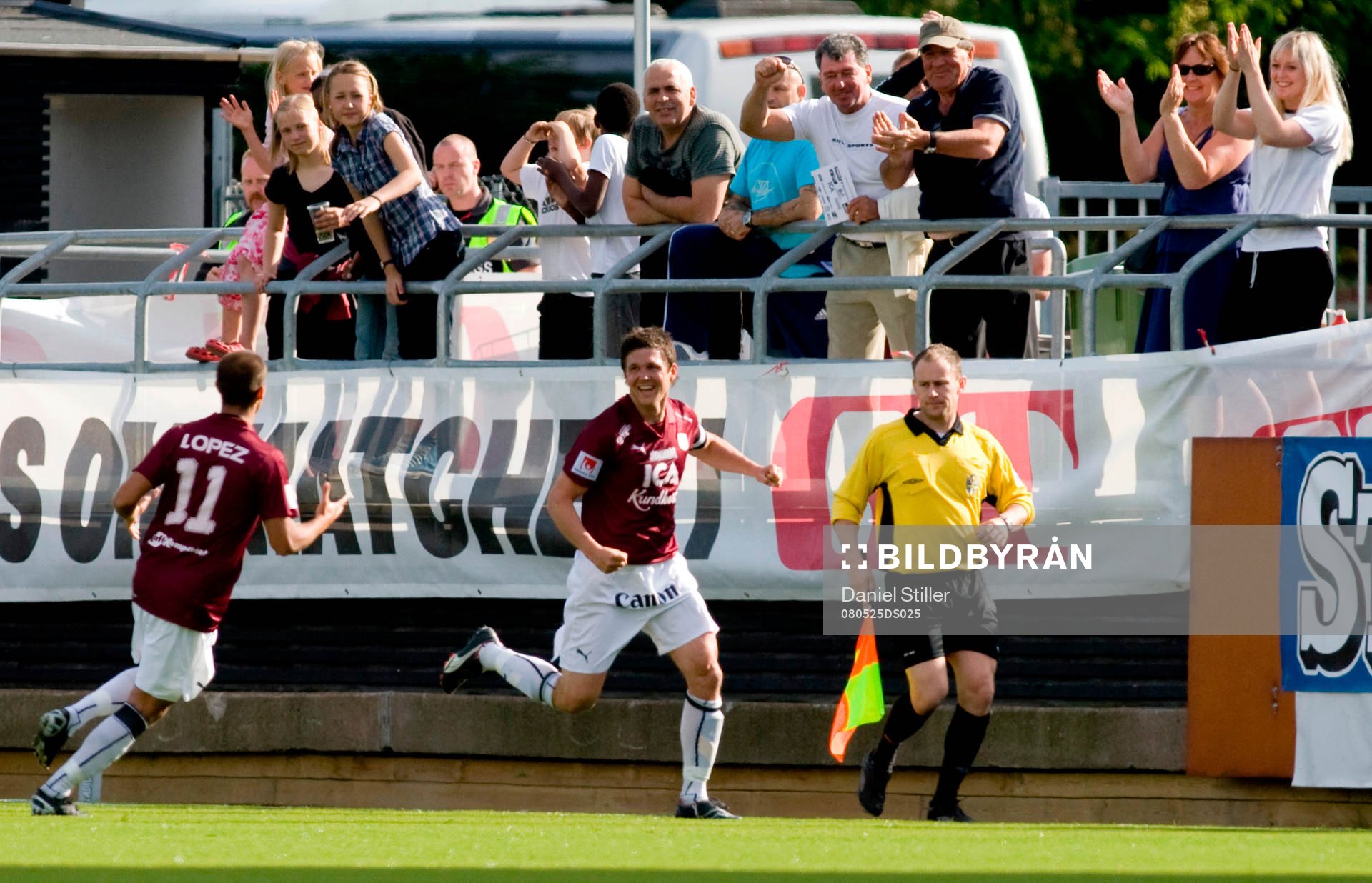Hannes Stiller gör 1-0 till Qviding