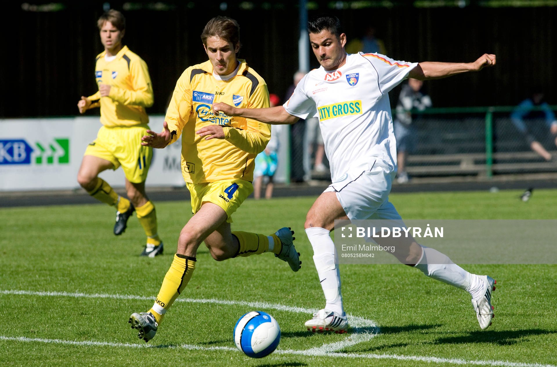 Niklas Öberg, MABI och Philip Milenkovic, IFK Malmö