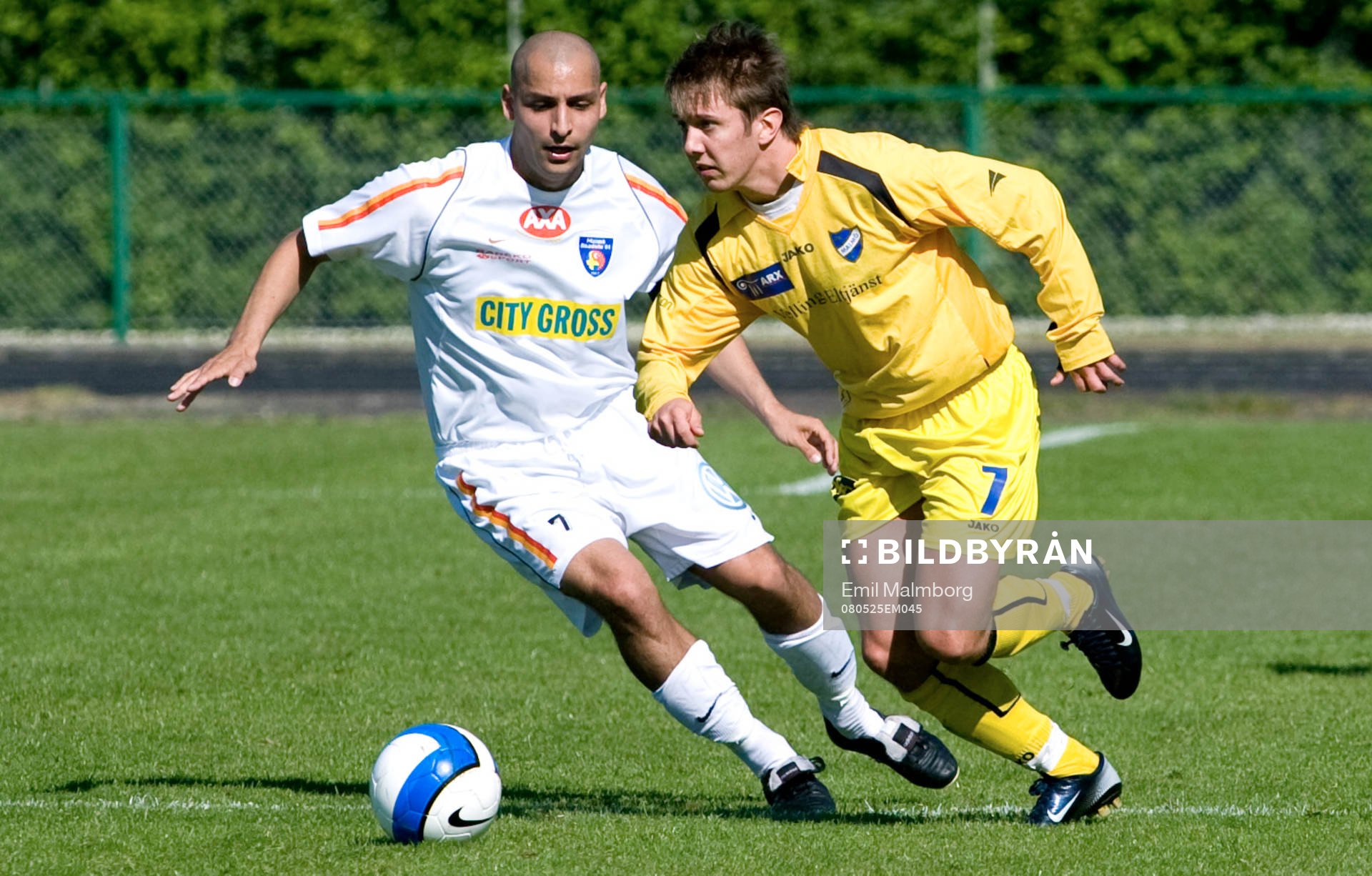 Magnus Bönnemark, IFK Malmö och Alvaro Olguin, MABI
