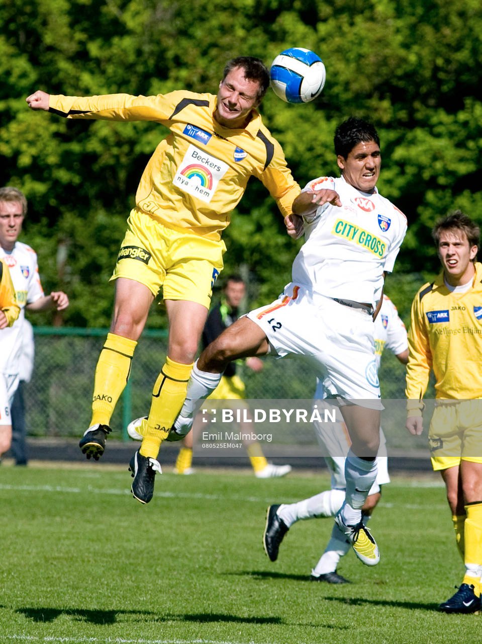 Jörgen Svensson, IFK Malmö och  Alexander Nunes-Cona, MABI