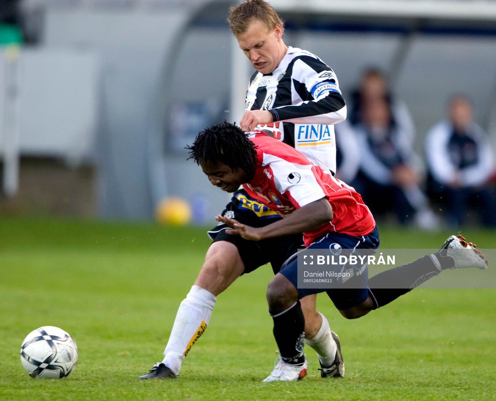 Linus Malmkvist, Landskrona och Boyd Mwila, Örgryte
