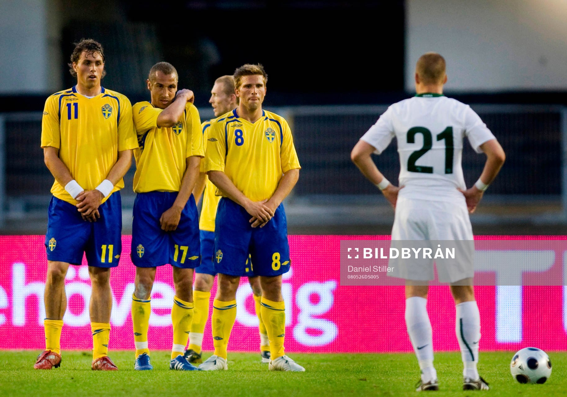 Johan Elmander, Henrik Larsson, Anders Svensson, Sverige