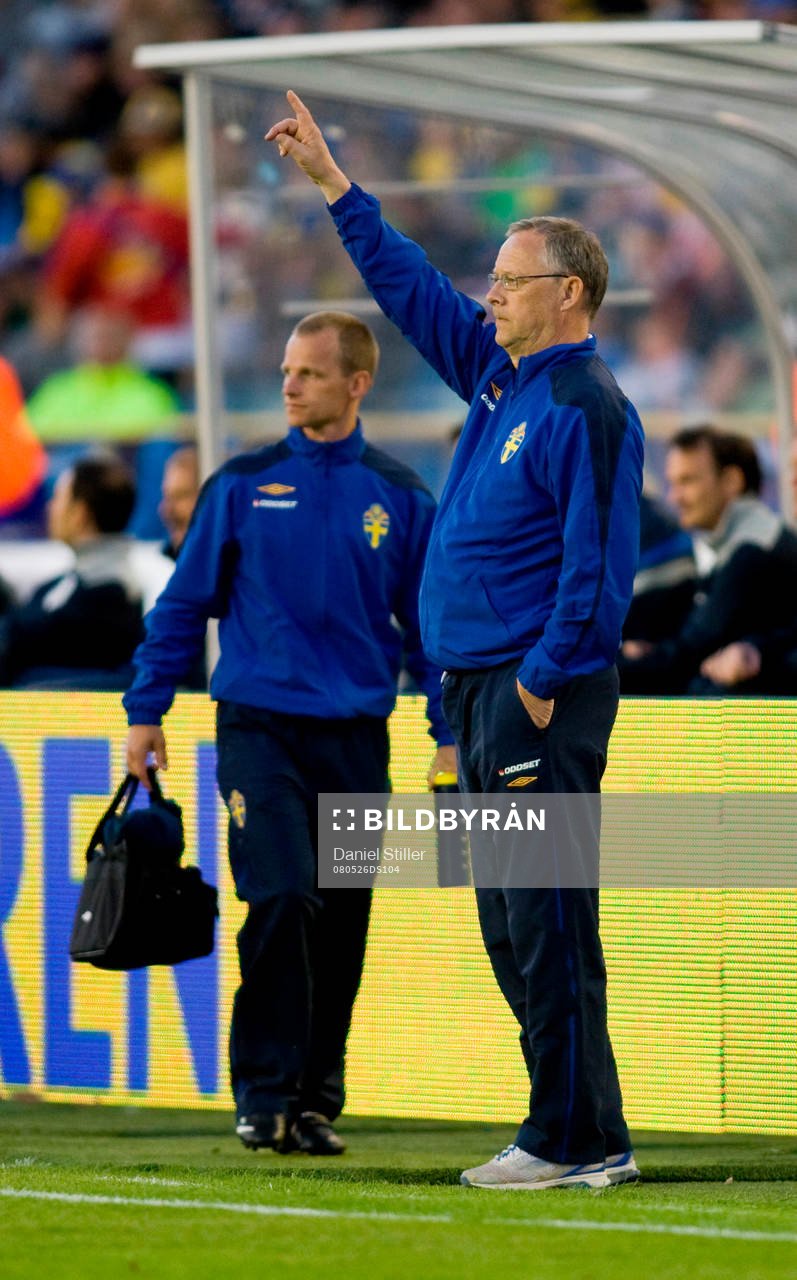 Lars Lagerbäck, förbundskapten Sverige