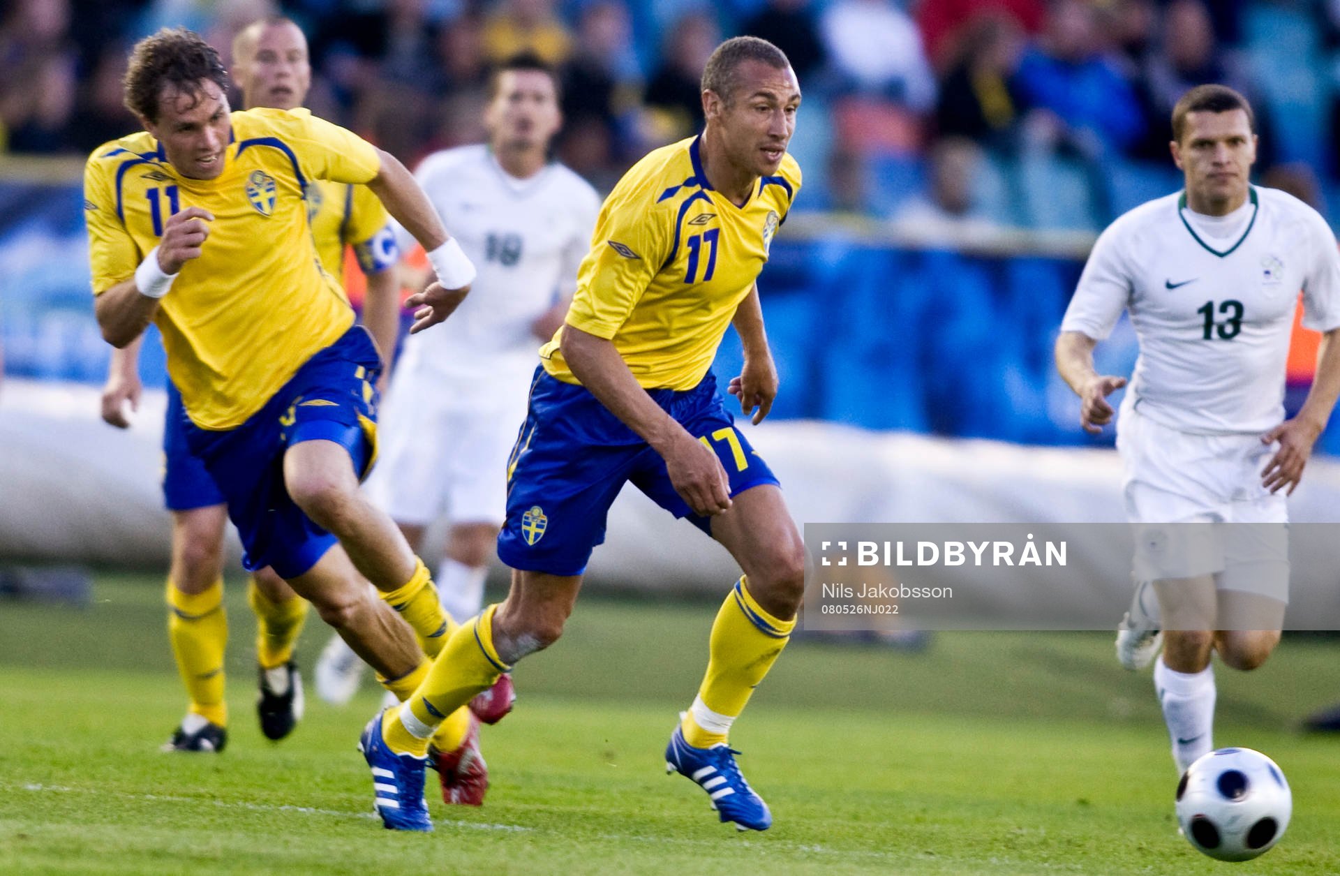 Johan Elmander, Henrik Larsson, Sverige