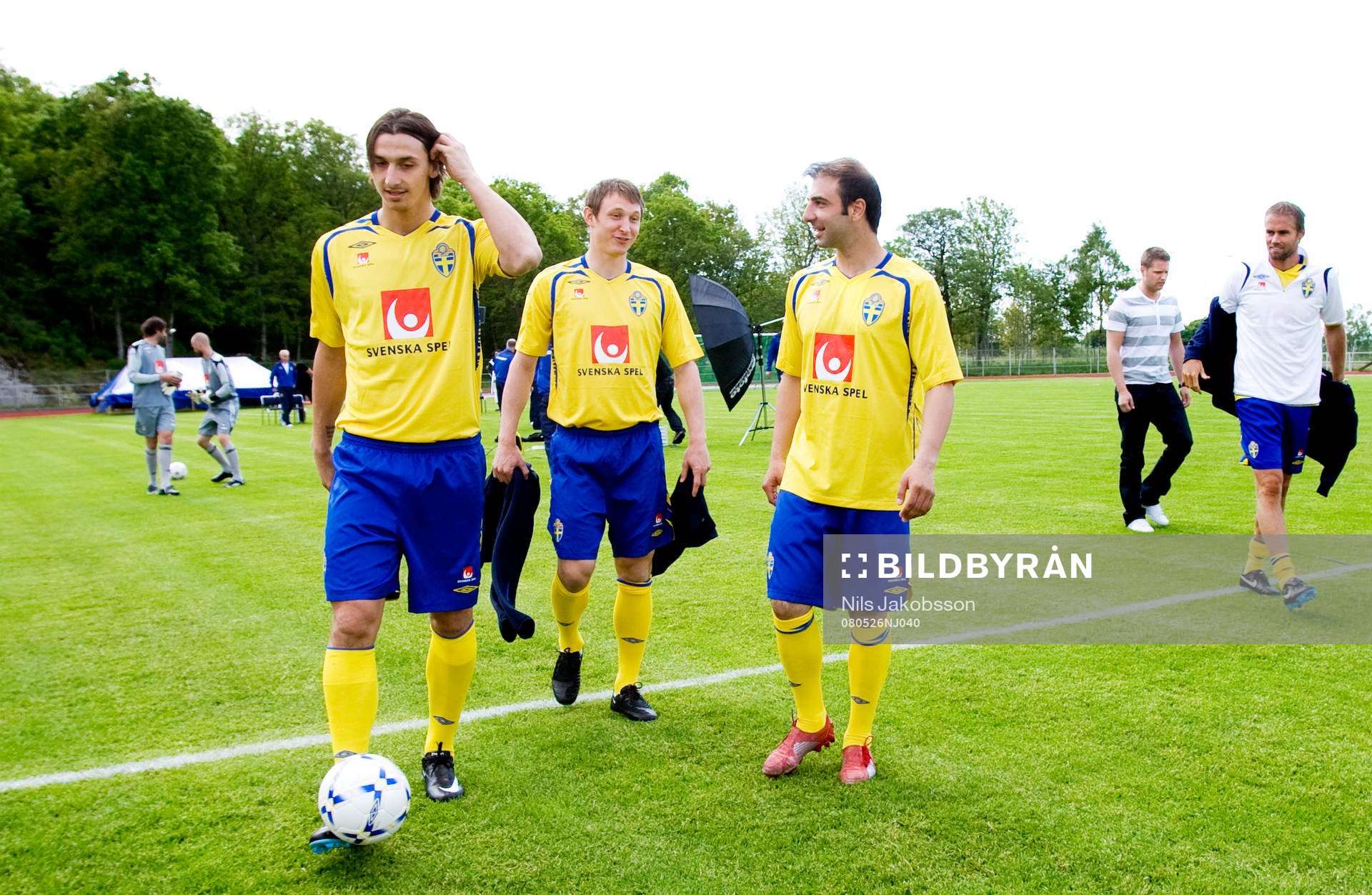 Zlatan Ibrahimovic, Kennedy Bakircioglu, Kim Källström,