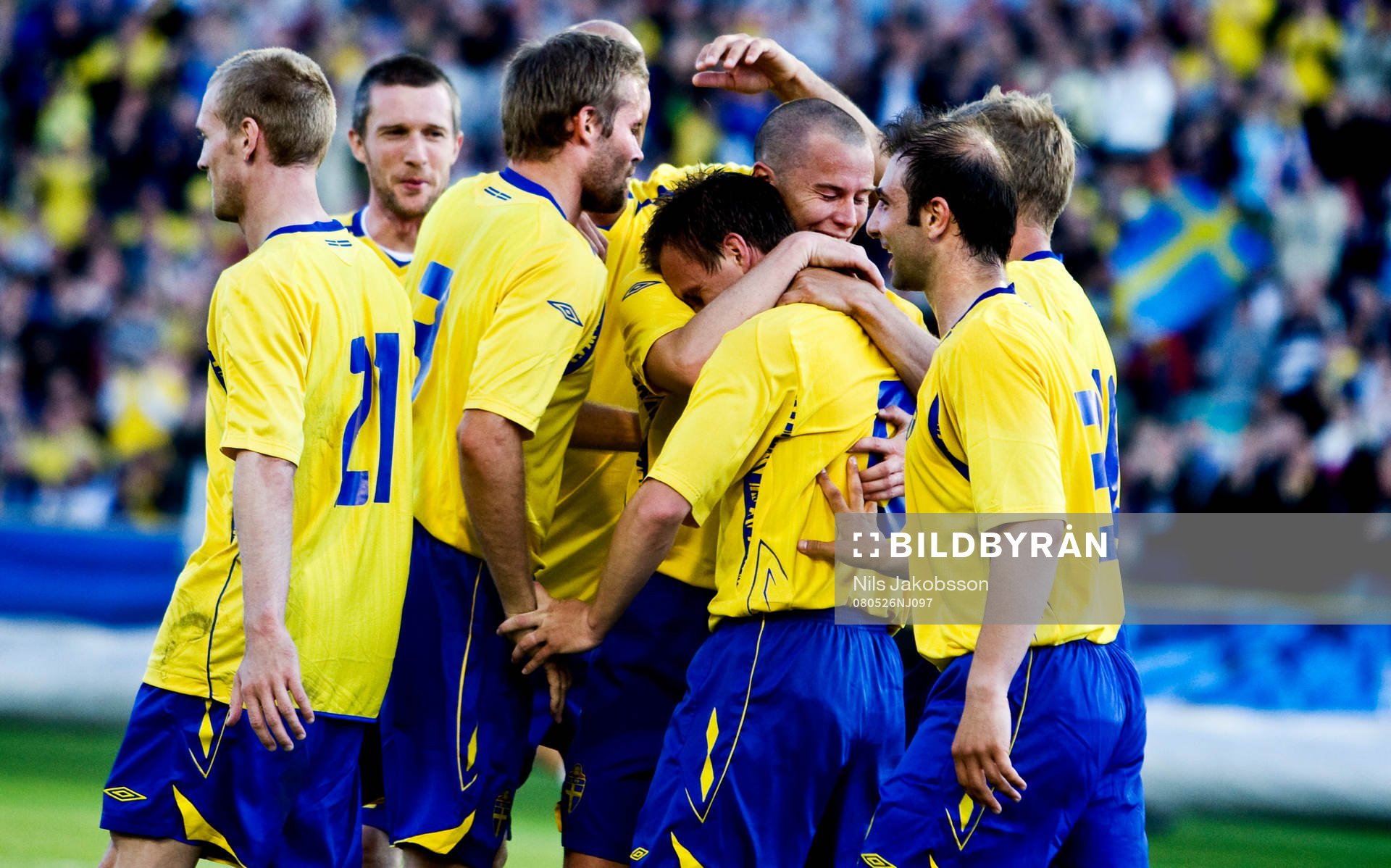 Christian Wilhelmsson, Mikael Nilsson, Olof Mellberg,