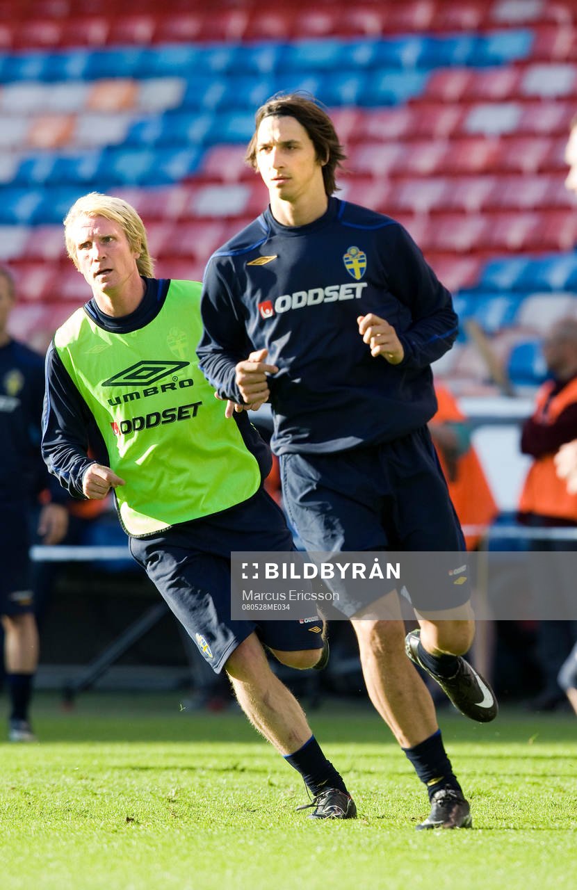 Petter Hansson och Zlatan Ibrahimovic