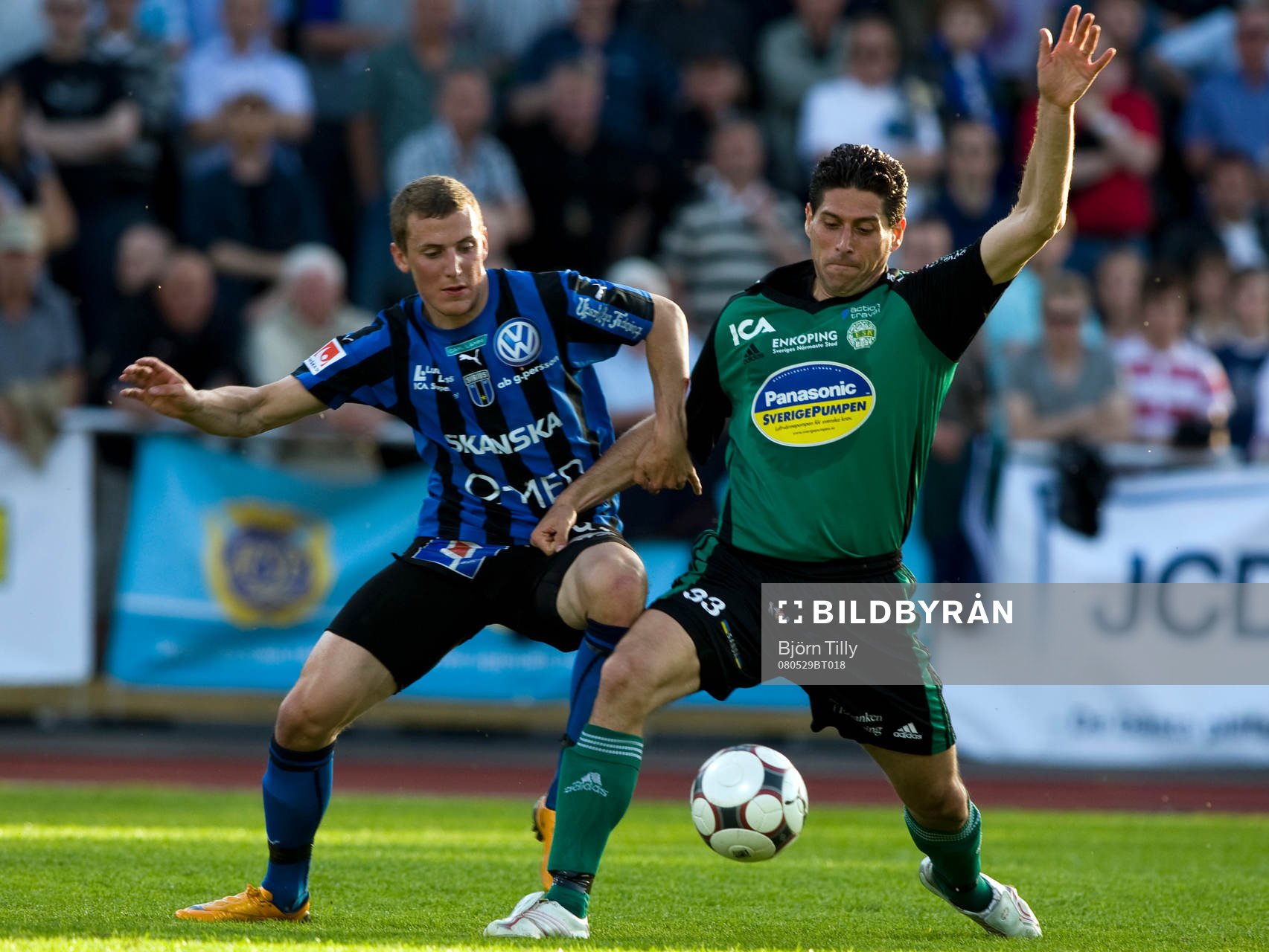  Alexander Gerndt, Sirius, och Mario Dodic, Enköping.