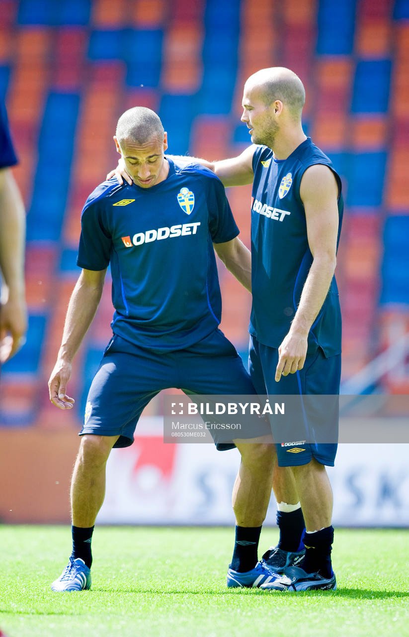Henrik Larsson och Fredrik Ljungberg