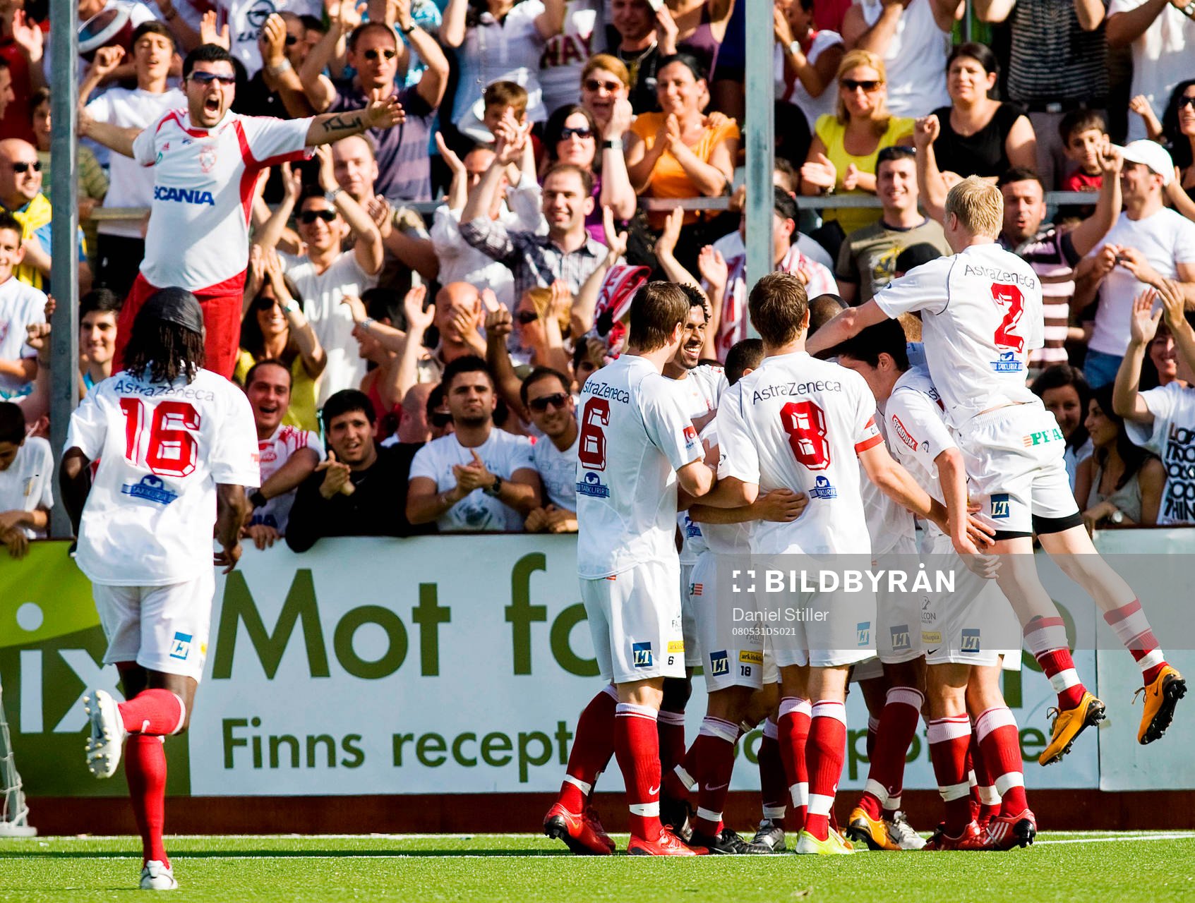 Assyriska gör 3-0. Jubel