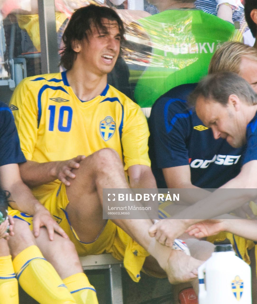  Zlatan Ibrahimovic skadad.