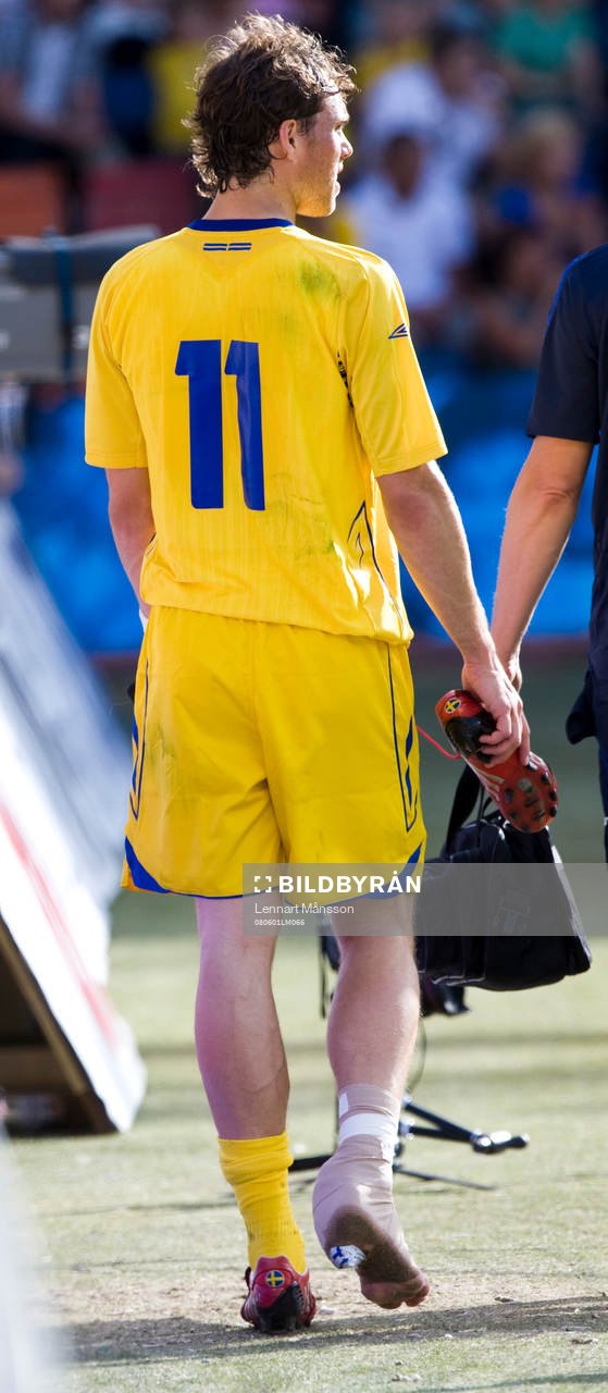 Johan Elmander skadad