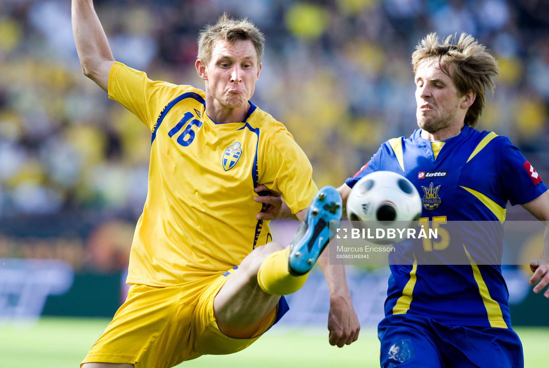 Kim Källström, Sverige, och Grigorij Jarmasj, Ukraina