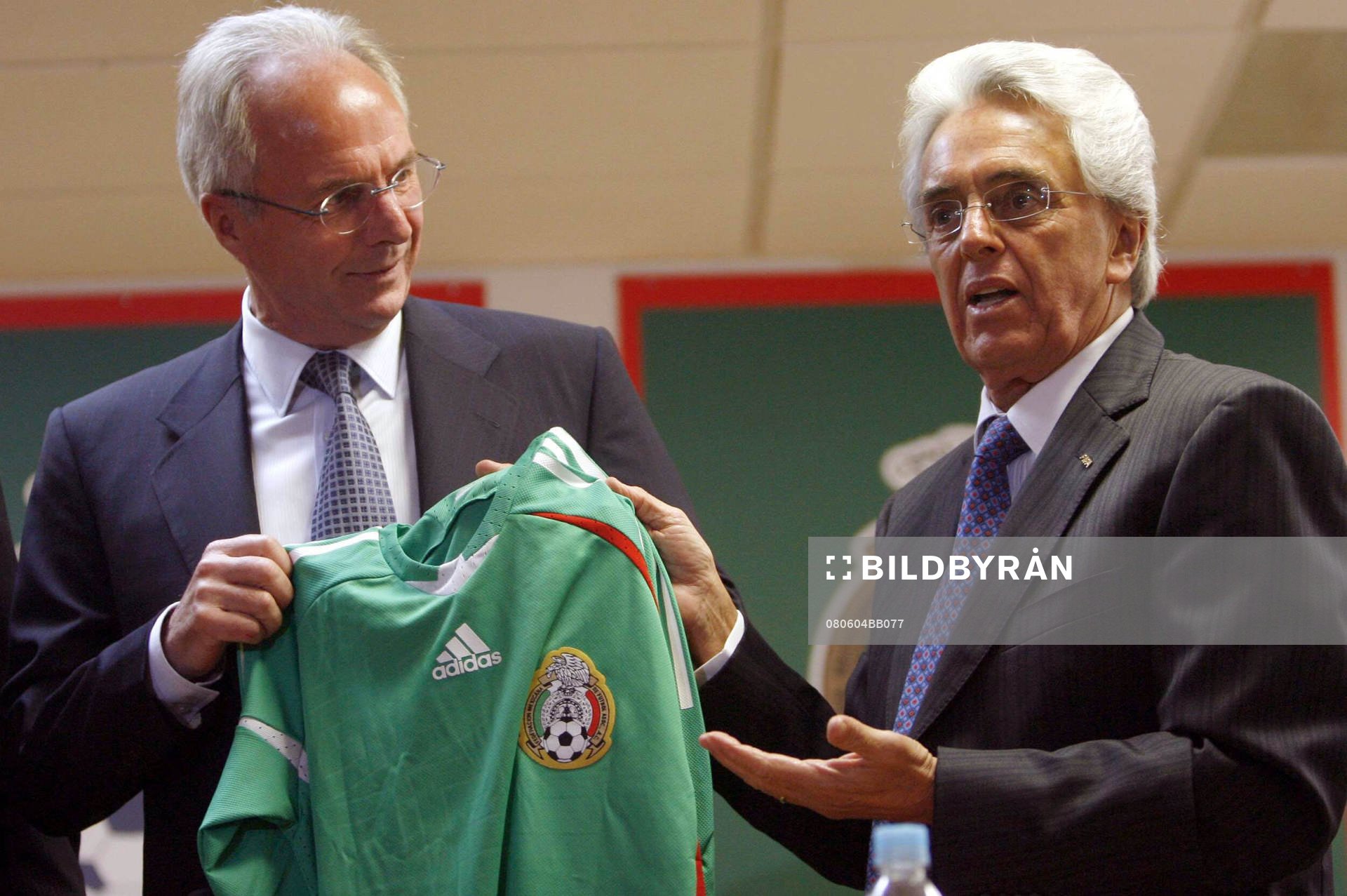 Sven Göran Eriksson ny förbundskapten för Mexiko här
