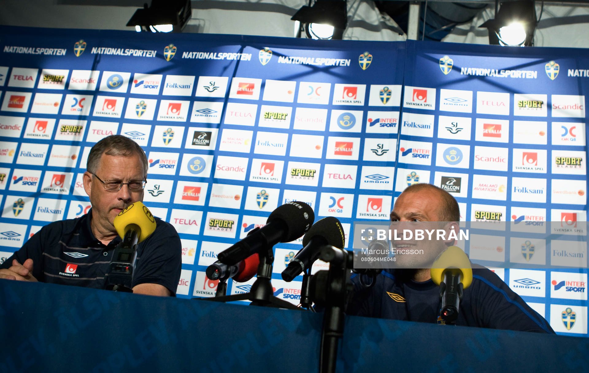 Lars Lagerbäck, Förbundskapten och Fredrik Ljungberg,