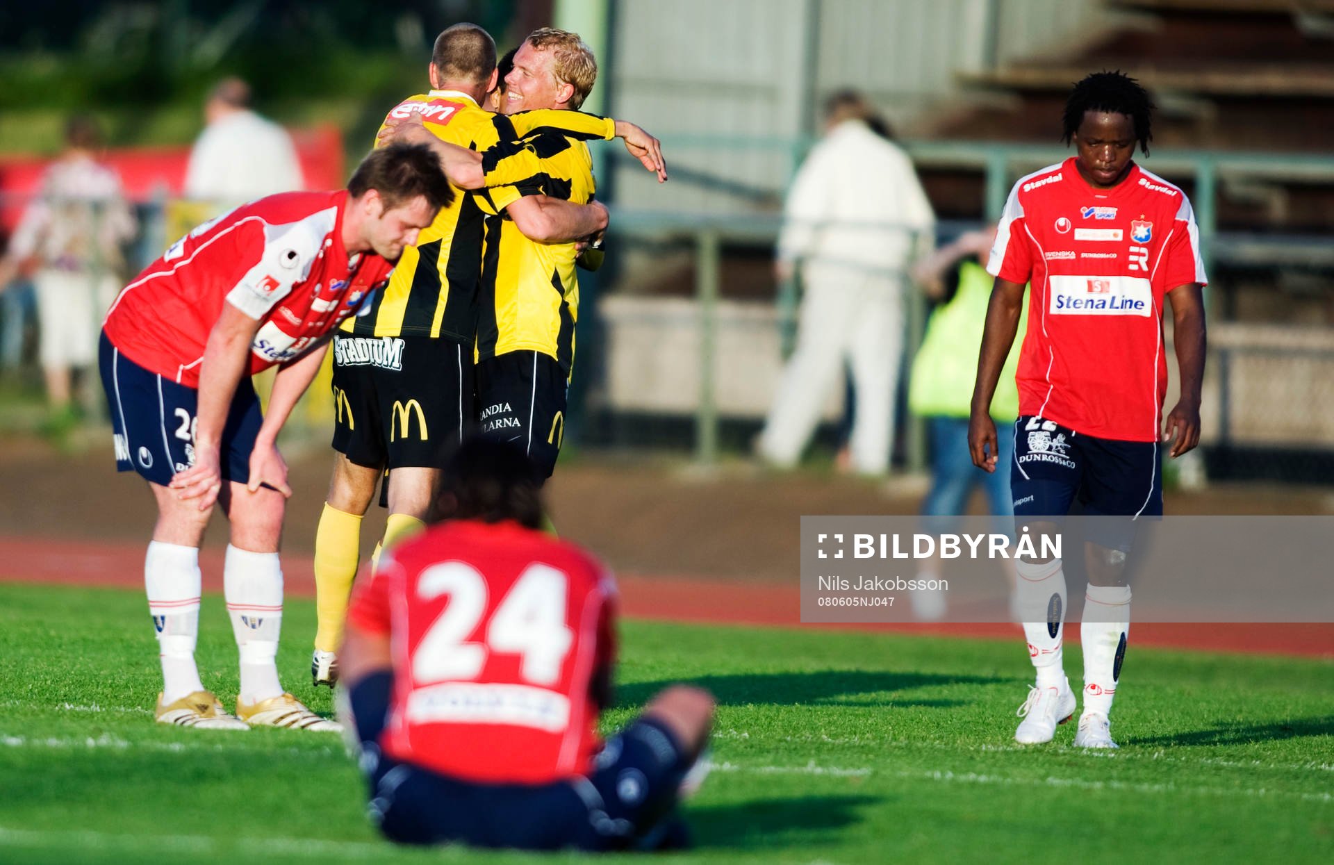 Häcken jubel, Örgryte depp, Marcus Jarlegren kramar om