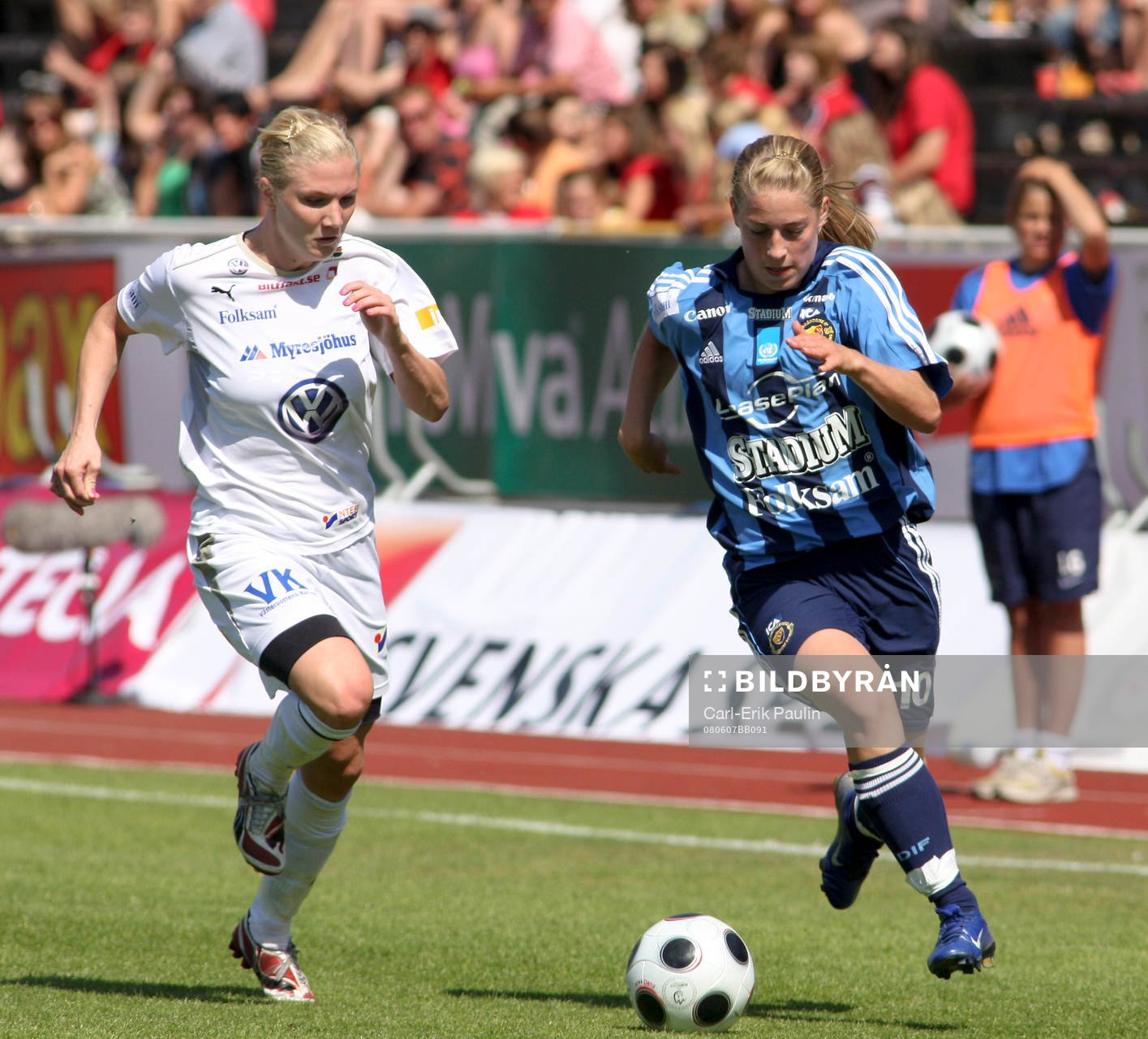 Anna Paulsson, Umeå och Linda Sällström, Djurgården