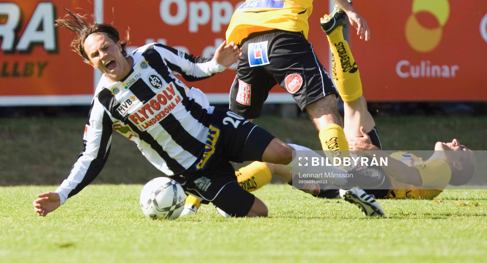 Robin Wikman och Landskrona föll