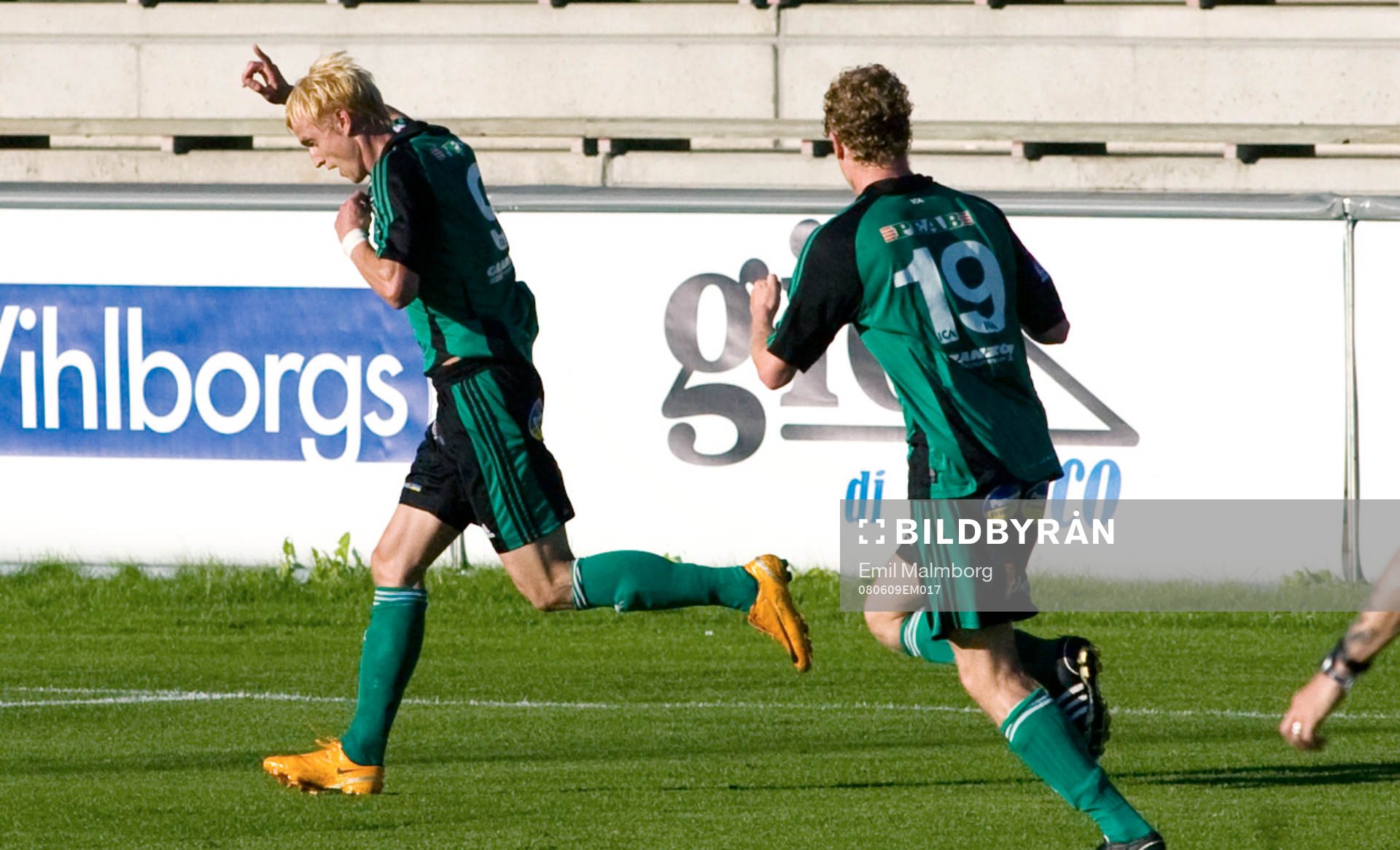 Vitali Gussev, Enköping. 1-0. Jubel
