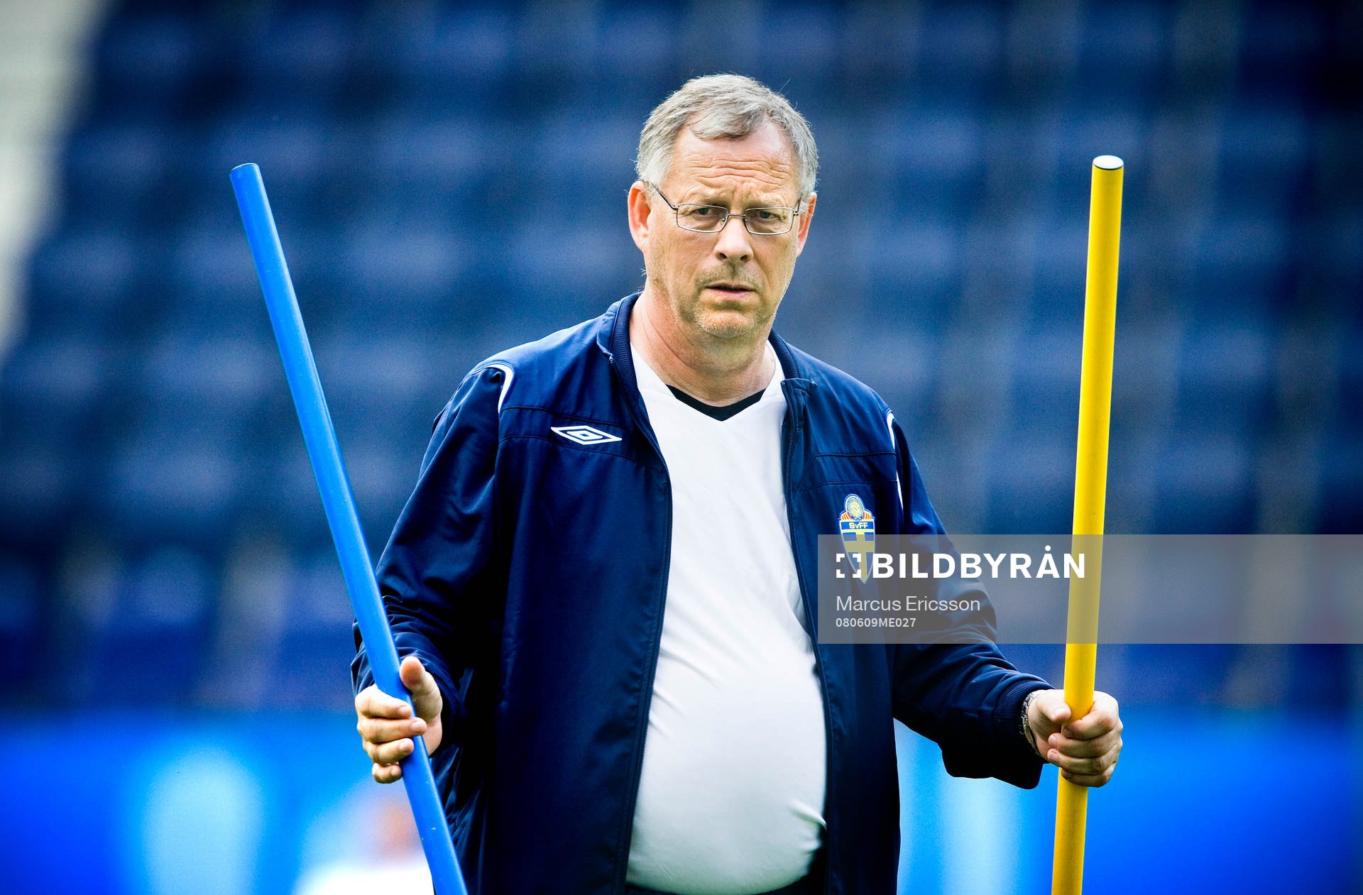 Träning på matcharenan Wals-Siezenheim Stadium i