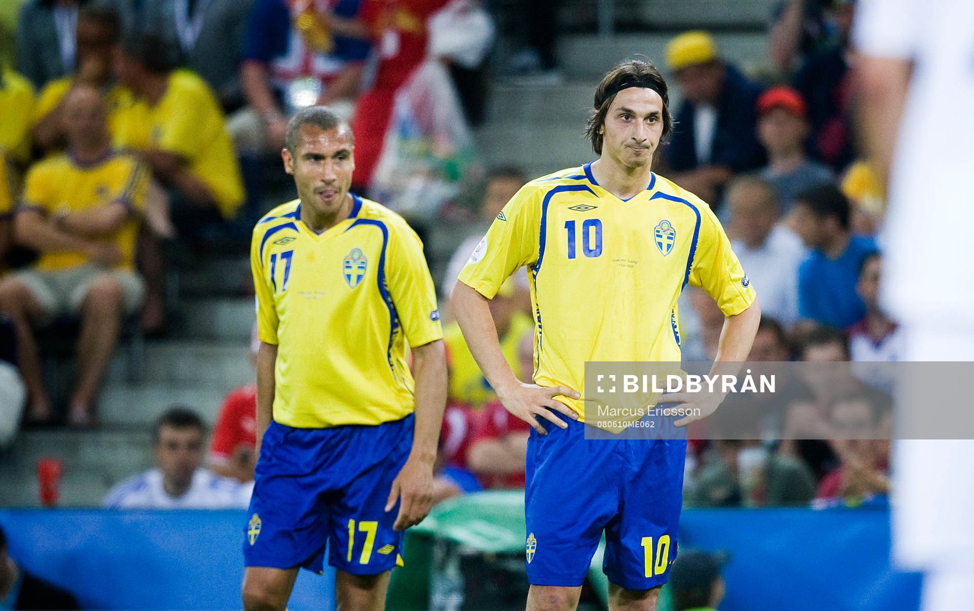Henrik Larsson, Sverige, och Zlatan Ibrahimovic, Sverige