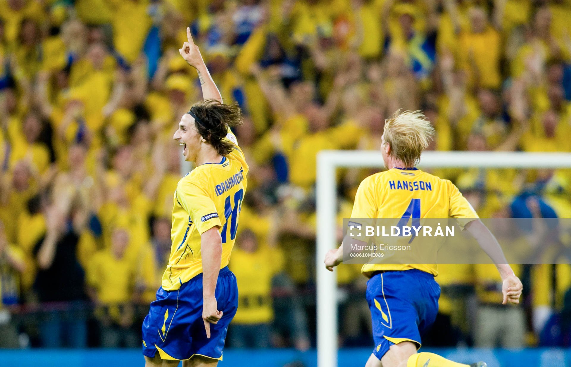 Zlatan Ibrahimovic, Sverige (Jubel)