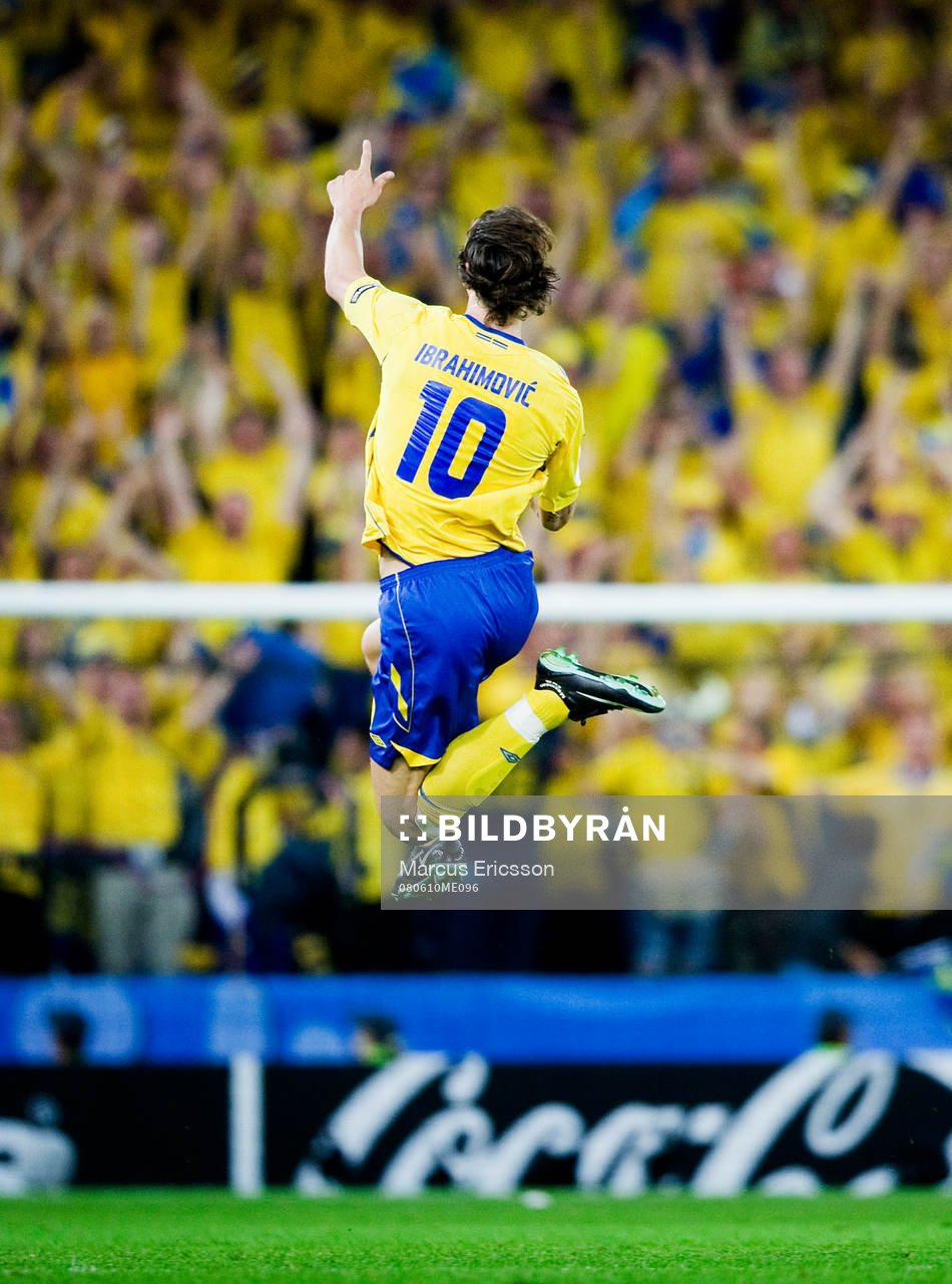 Zlatan Ibrahimovic, Sverige, jubel