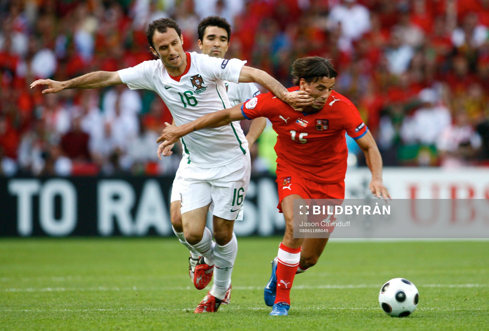 Milan Baros och Ricardo Carvalho