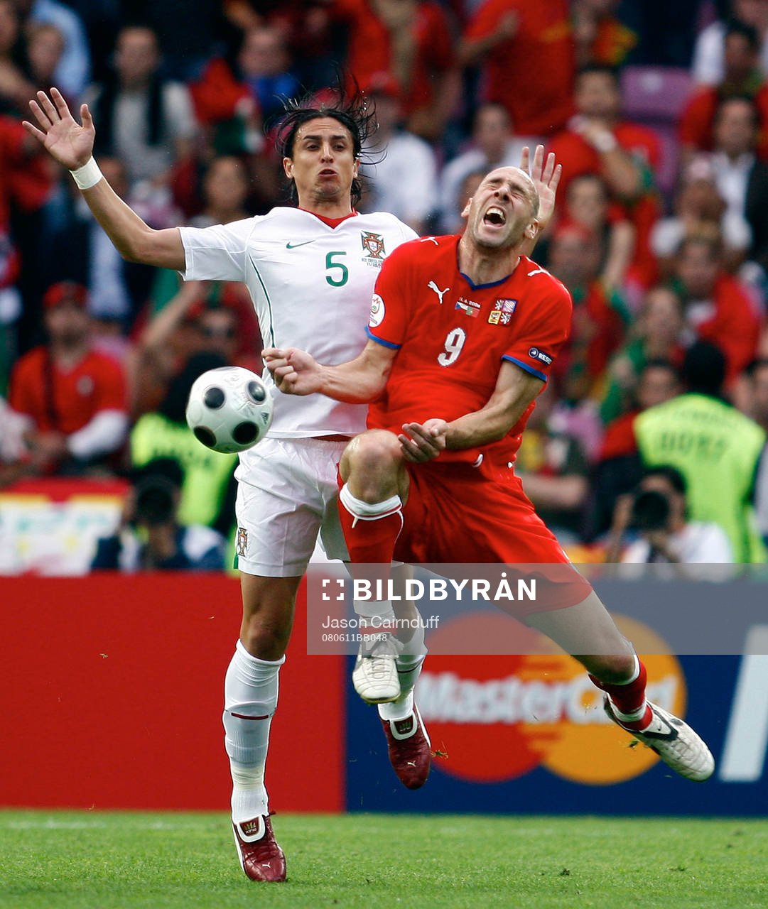 Fernando Meira och Jan Koller