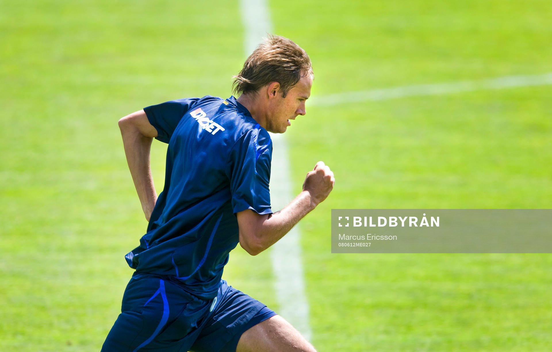 Andreas Granqvist tränade lite på egen hand