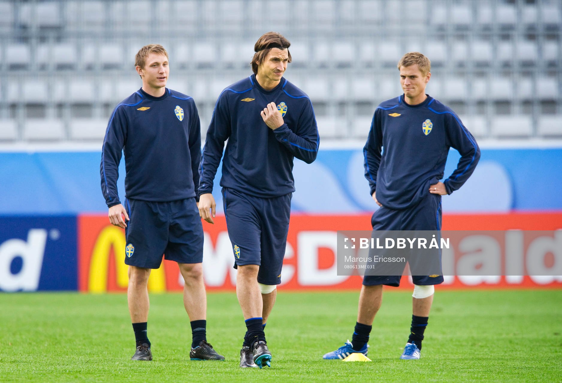 Kim Källström, Zlatan Ibrahimovic och Markus Rosenberg