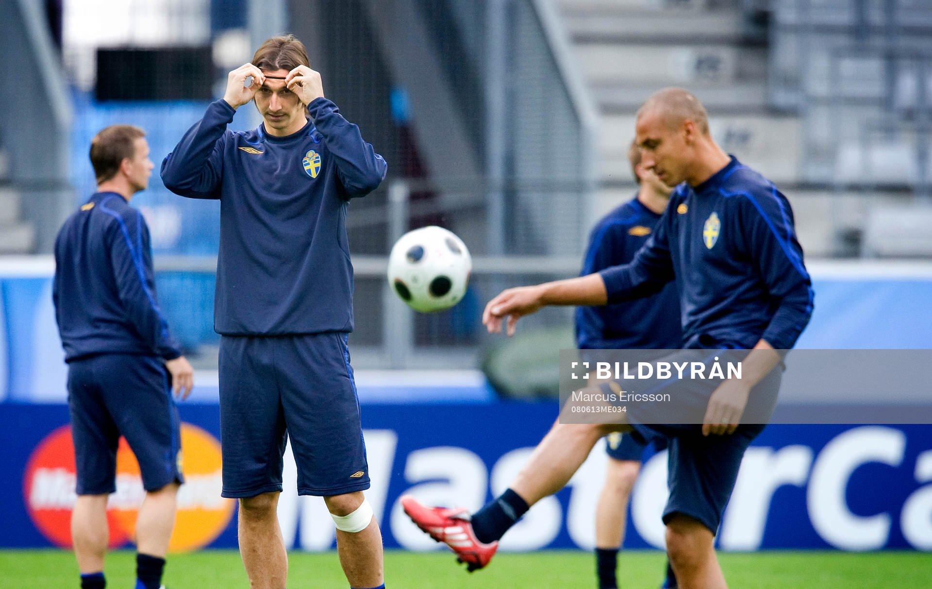 Zlatan Ibrahimovic och Henrik Larsson