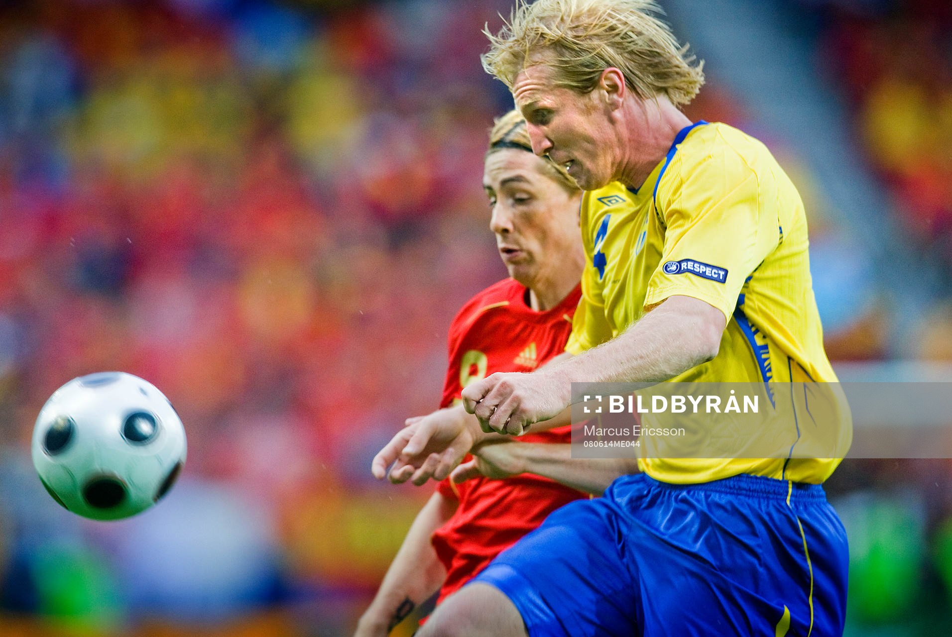 Fernando Torres, Spanien och Petter Hansson, Sverige