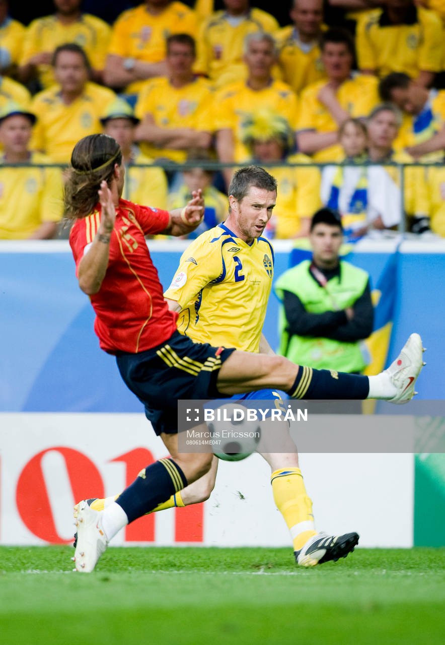 Sergio Ramos, Spanien och Mikael Nilsson, Sverige