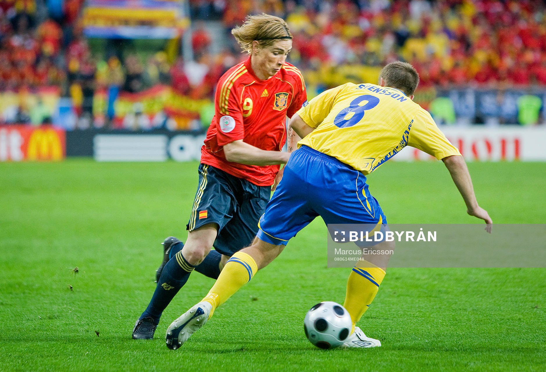 Fernando Torres, Spanien tunnlar Anders Svensson, Sverige