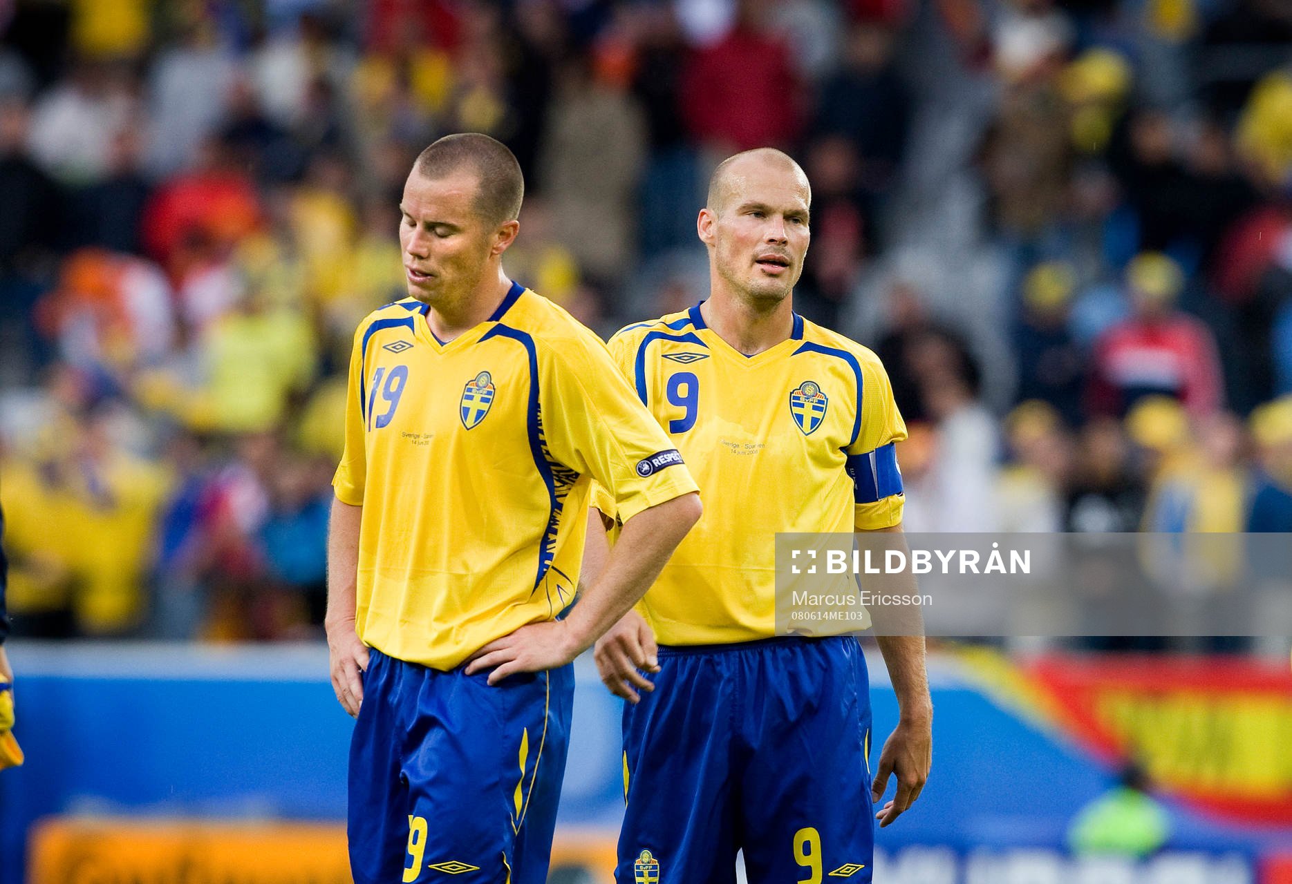 Daniel Andersson och Fredrik Ljungberg, Sverige, tror inte