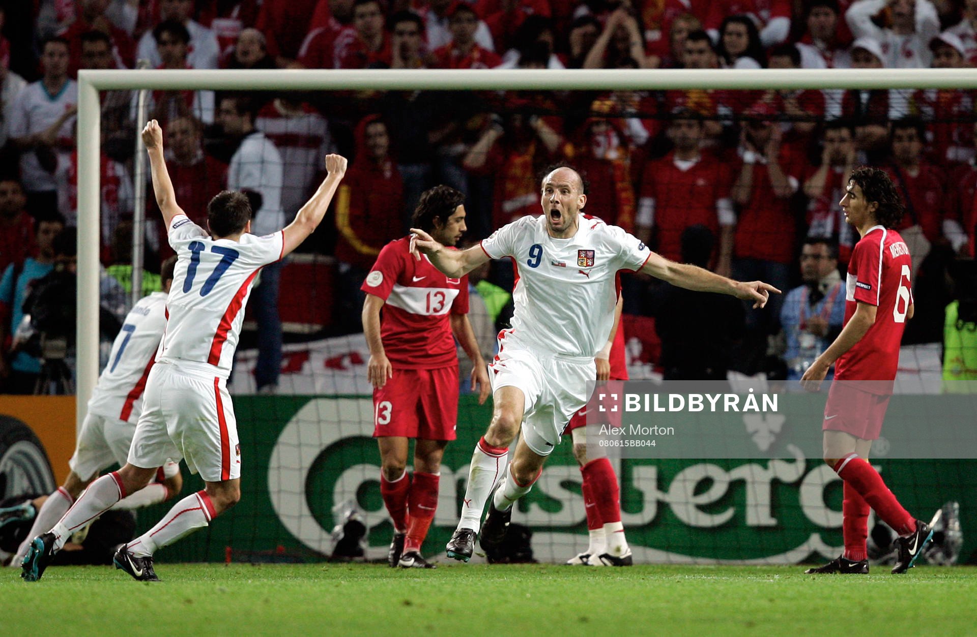 Jan Koller, Tjeckien, jubel
