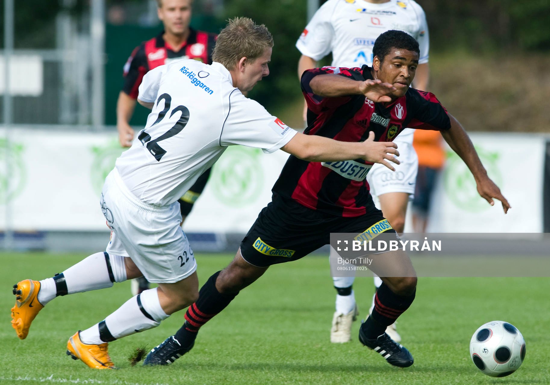 Richard Henriksson, Bunkeflo och James Frempong,
