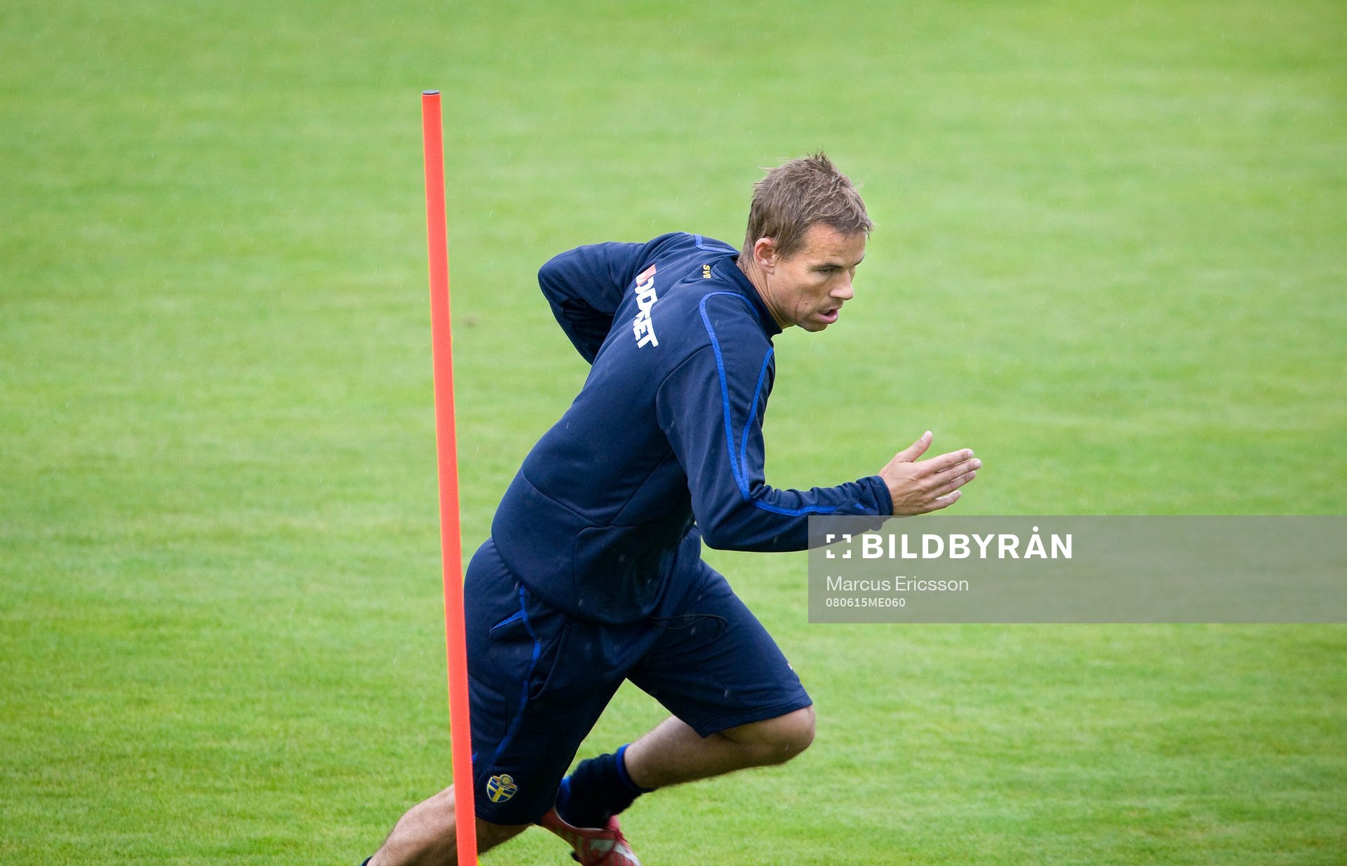 Niclas Alexandersson, körde egen specialträning