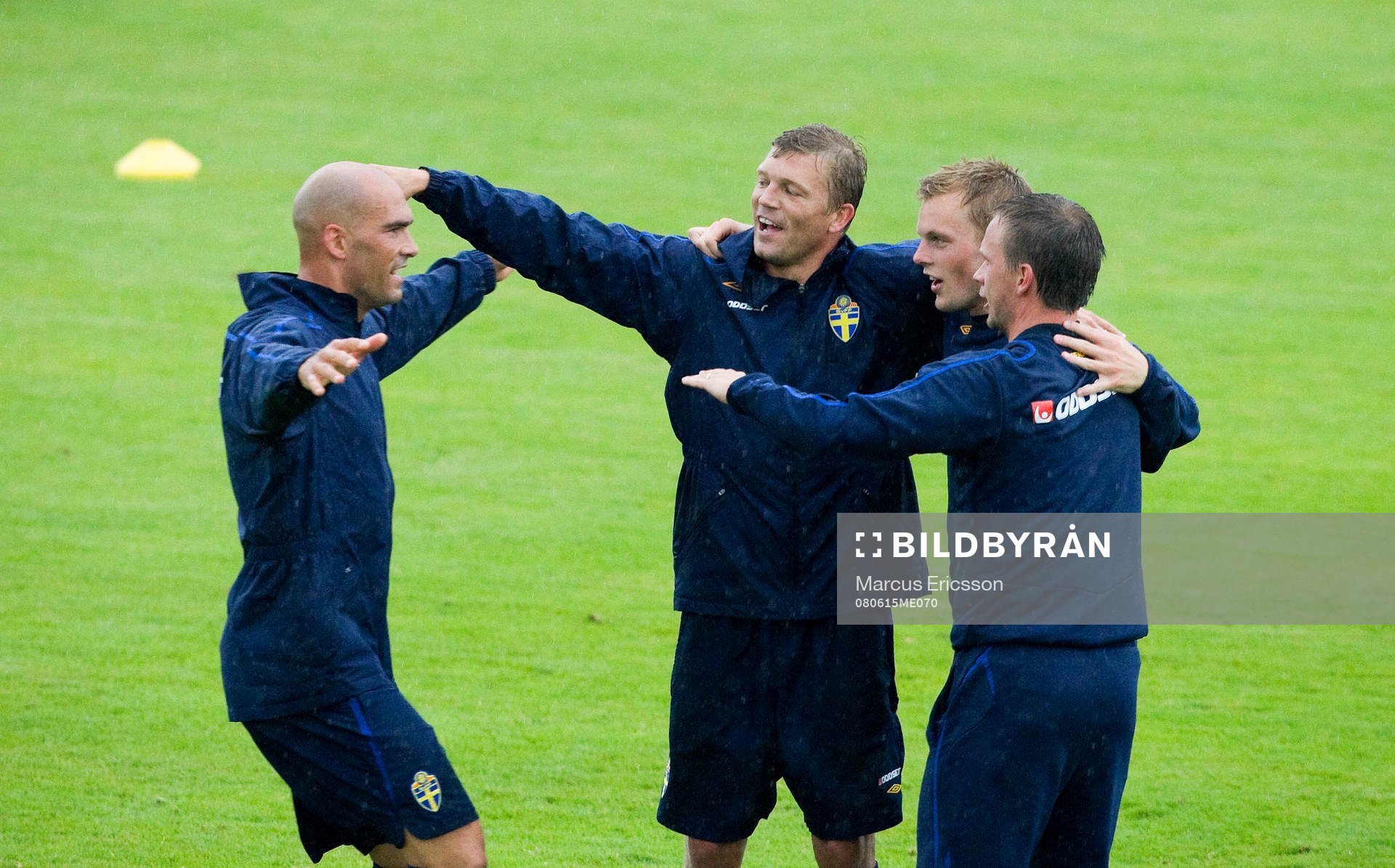 Daniel Majstorovic, Marcus Allbäck, Sebastian Larsson och