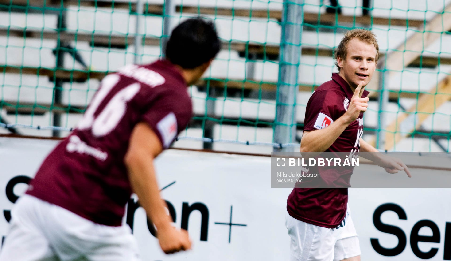  David Wiklander, Tomas Eriksson, Qviding, jubel.