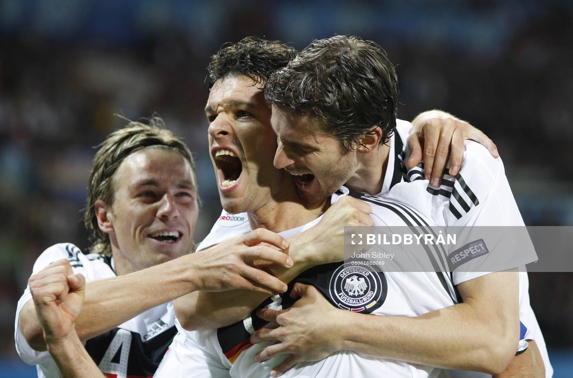 Michael Ballack, Tyskland, jubel