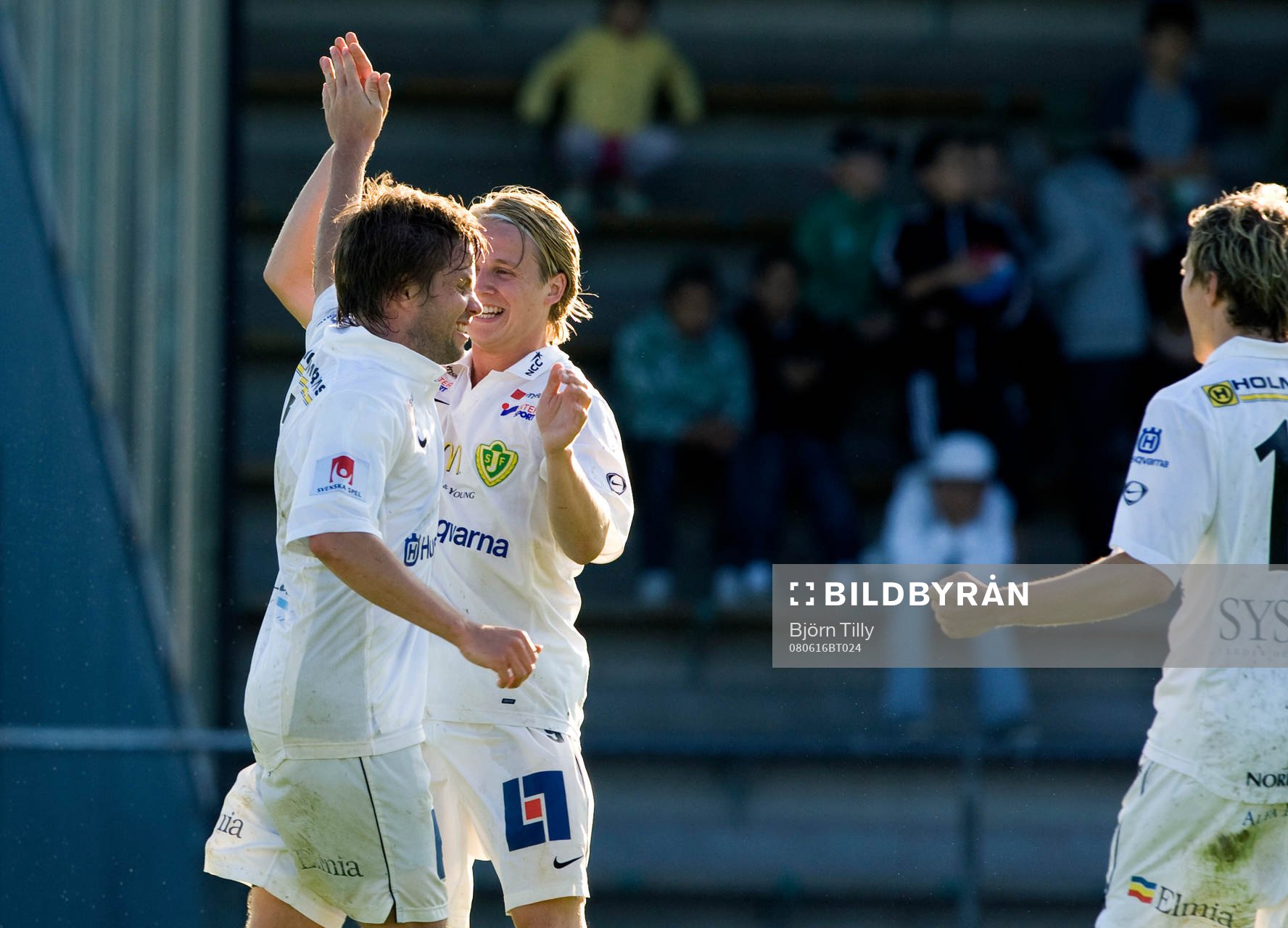 Andreas Nilsson, och Mikael Eriksson, Jönköping jubel