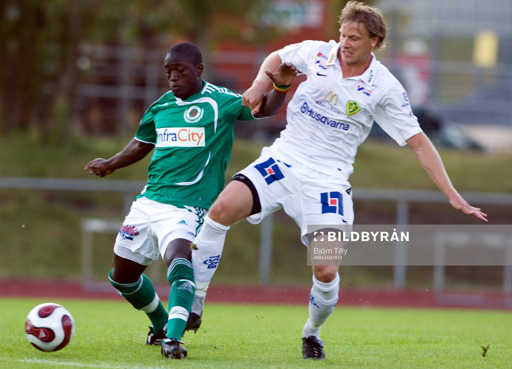 Saihou jagne,  Väsby och Daniel Karlsson, Jönköping